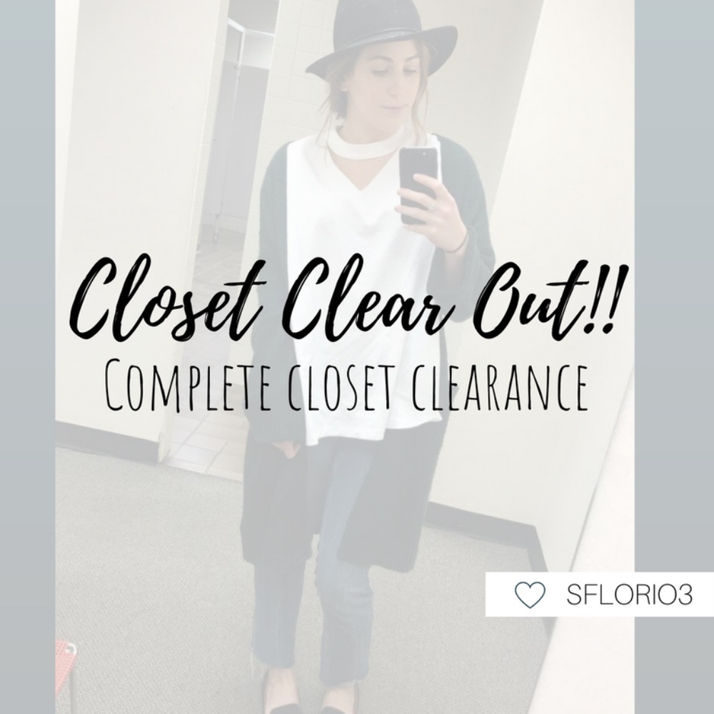 It's CLOSET CLEAR OUT!